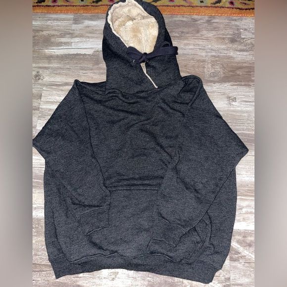 aerie Tops - Oversized Dark Gray Aerie Sweatshirt